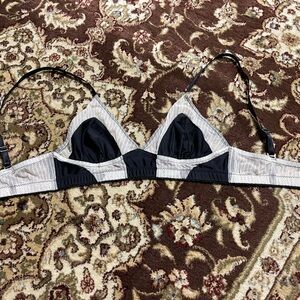 Black and White Women's Bralette looks vintage